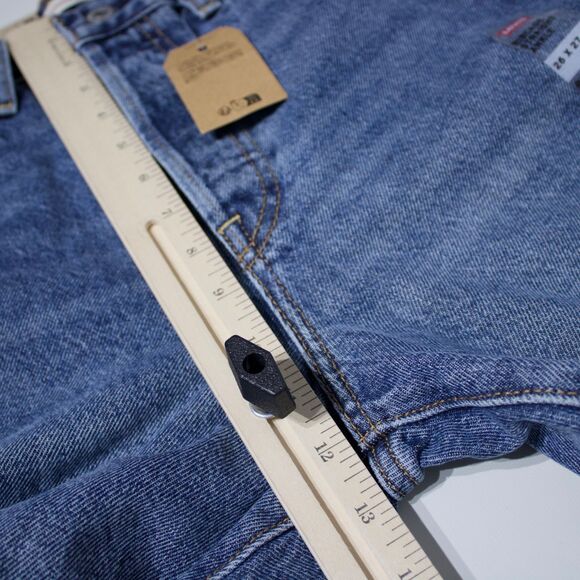 NWT $79.50 Levi's Ribcage Straight Ankle Distressed Med Wash Jeans Women 26x27 - Picture 13 of 14